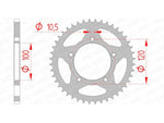 Afam Steel Standard tył Sproke 35801 - 520