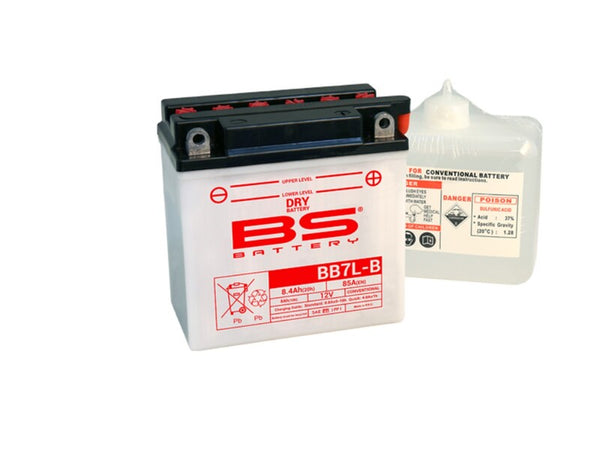BS Battery High-Performance Battery with Acid Package - BB7L-B2 