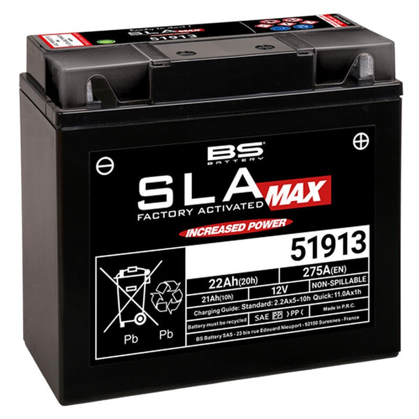 BS Battery SLA Max Akumulator Bezobsługowy Fabrycznie Aktywowana - 51913 