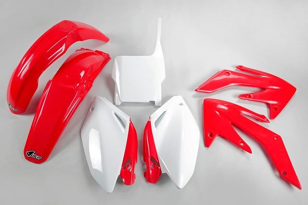 Zestaw plastikowy UFO kolor OEM Red/White Honda CRF250R Hokit104@999
