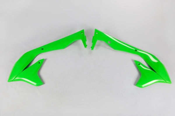 UFO Radiator obejmuje zielony Kawasaki KX450F KA04736#026