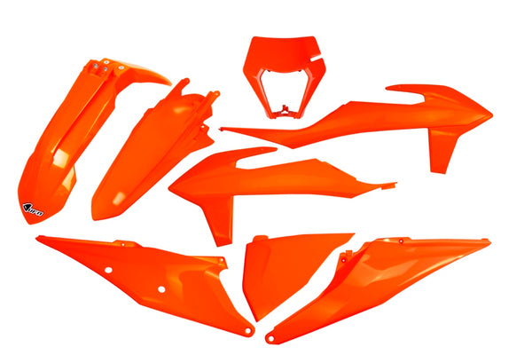 UFO plastikowy zestaw Neon pomarańczowy KTM EXC/EXC-F KTKIT527@fflu