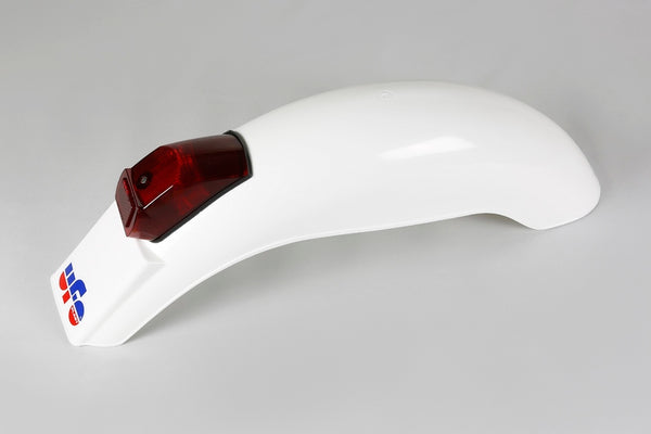 UFO Enduro tylny fender + lekki biały me08025#w