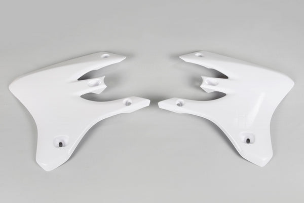 UFO Radiator Covers White Yamaha WR250F/450F YA03867#046