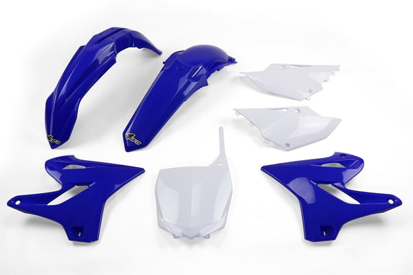 Zestaw plastikowy UFO kolor Blue/White Yamaha YZ125/250 YAKIT319@999