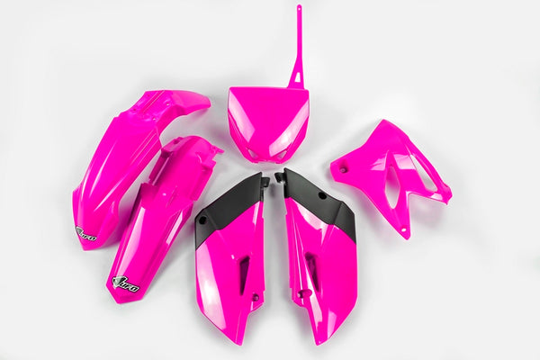 Zestaw plastikowy UFO Neon Pink Yamaha YZ85 Yakit320@P