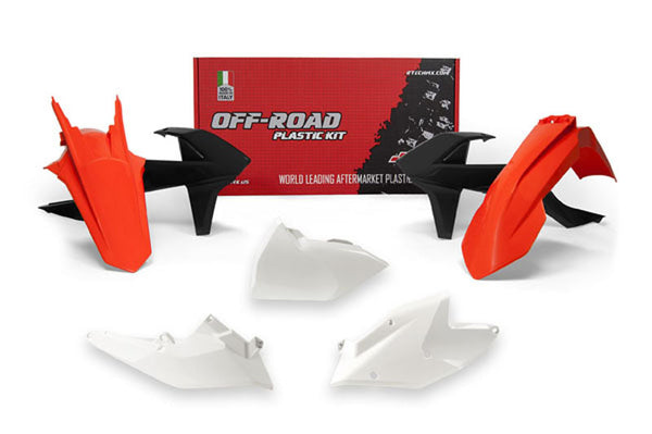 Racetech Plastic Kit OEM Color (2018) Czerwony/czarny/biały KTM R-KITKTM-OEM-418