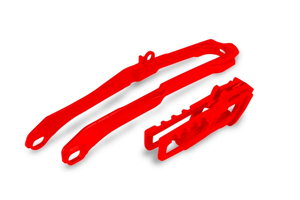 UFO SLIDER SLIDER + PRZEWODNIK CHAIN - RED HONDA CRF250/450R/RX HO05611@070