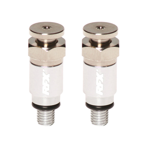 RFX Pro Fork Air Bleeders M5x0.8 (srebrny) Kayaba/Showa FXFB101M599SV