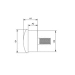 Highsider LED Tildight Unit Rocet - Czarny 255-340