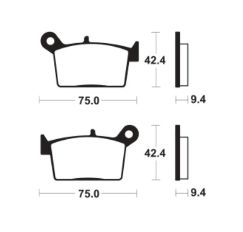 Tecnium Organic Metal Hamure Ends - MA498 1122848