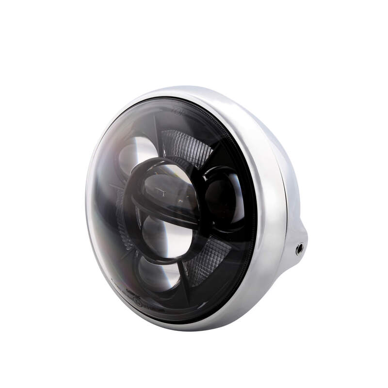 Highsider brytyjski styl typu 11 7-calowy reflektor LED z TFL 223-295