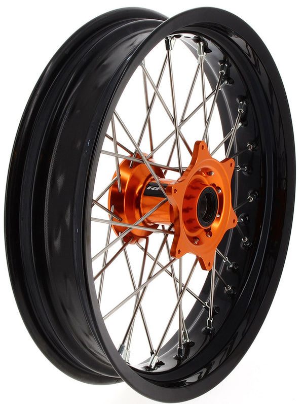RFX Race SM Complete Front Wheel 17x3.50 FXWH 50003 55OR 