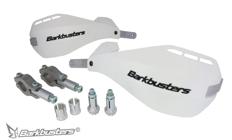 BARKBUSTERS EGO Handguards - Two Point mount (Straight 22mm) EGO-201-00-WH