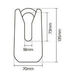 Oxford Monster Disc Lock - żółty 36M