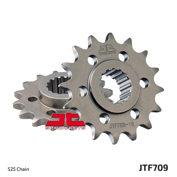 JT Sprock's Steel Noise -Free Front Sprock 709 - 525 JTF709.16RB