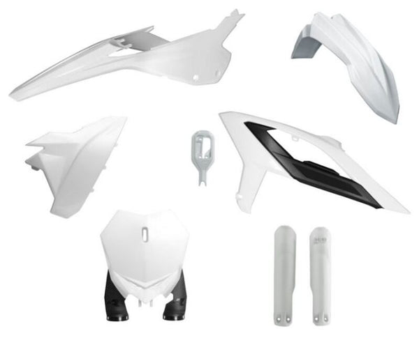 Racetech Plastic Kit 6 parts-White (R-Kitbet-BN0-624)