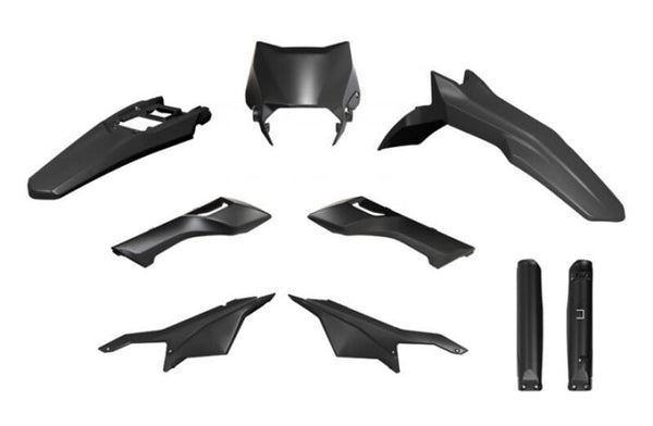 RaceTech Plastic Kit 6 części Black R-Kitsur-NR0-624
