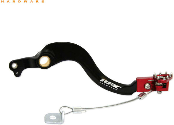 RFX PRO FT Pedal tylnego hamulca - czarny/czerwony FXRB1090099RD