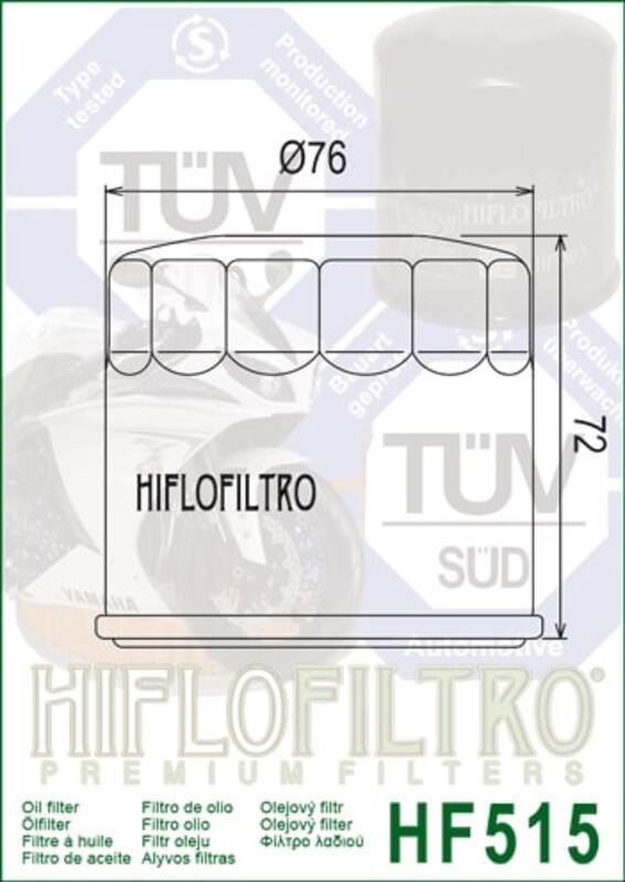 Filtr oleju Hiflofiltro - HF515 HF515