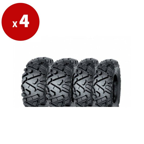 Art 4-Tyre Pack Utility Pies (2 x 25x8-12 + 2 x 25x10-12) x4 NULL