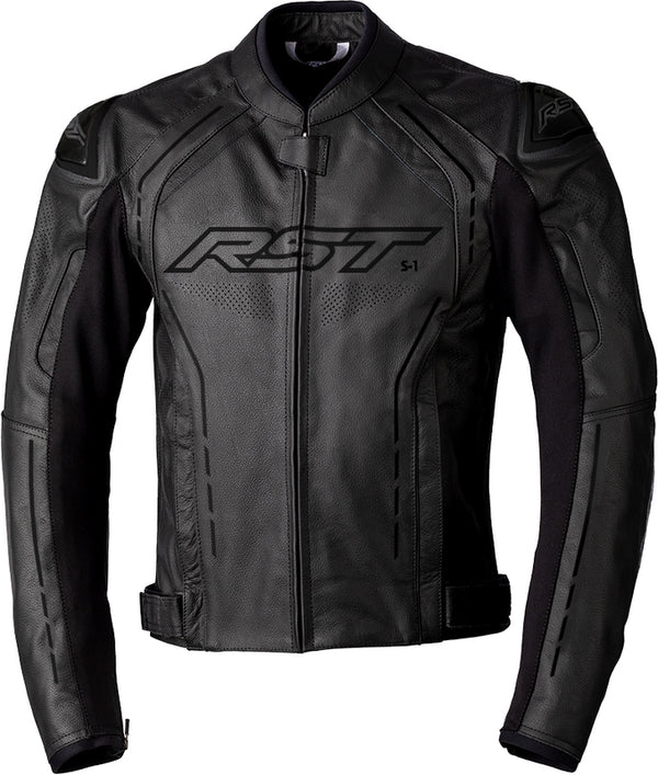 Rst mc-leather jacket s1 black