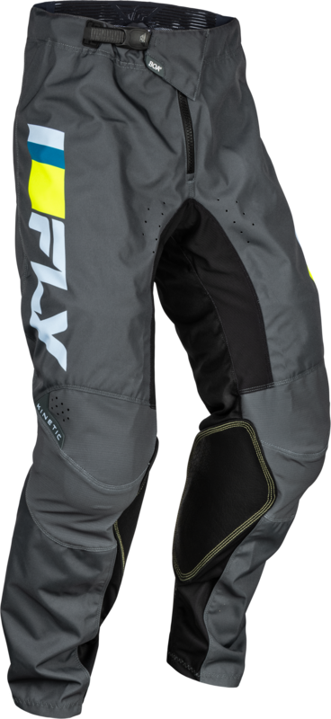 Fly Racing Kinetic Prix Pants-ve Grey/węgiel/HI-VIS 377-43128