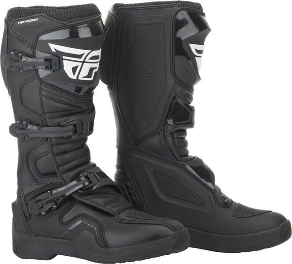 Fly Racing Maverik Boots Black Sz 12 364-67112