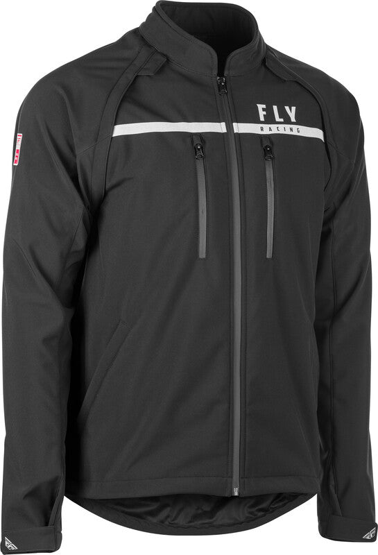 Fly Racing Patrol Softshell Jacket - Black 373-680x