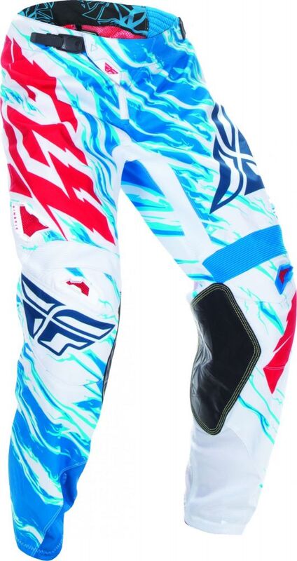 Fly Racing Kinetic Reapps Pants Red/White/Blue SZ 28S 370-43228S