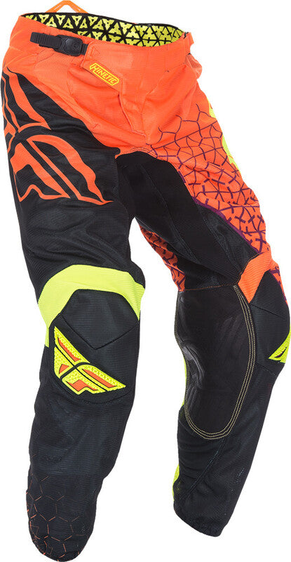 Fly Racing Kinetic Trifecta Mesh Pants - Neon Orange/Black 370-33728S