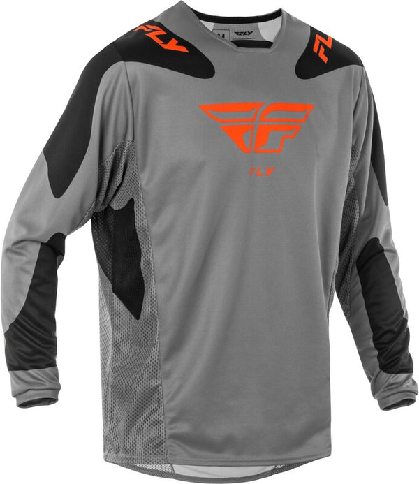Fly Racing Kinetic Sym Jersey - Gray/Orange/Black 378-422s