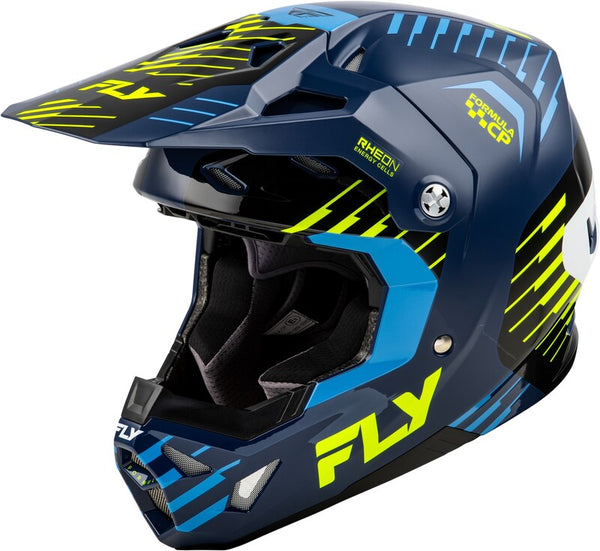 Formuła wyścigów wyścigowych CP Kask Hełm-Navy/Hi-Vis/White 73-0050s