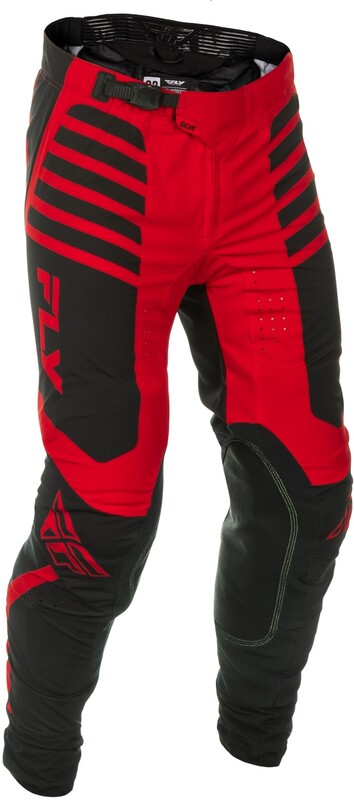 Fly Racing Lite Pants - Czarny/Czerwony 378-73128