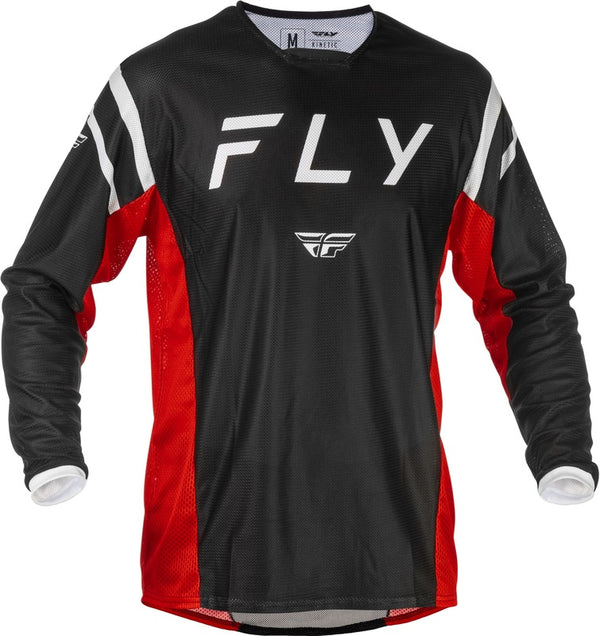 Fly Racing Kinetic Mesh Jersey - Black/Red 379-316m
