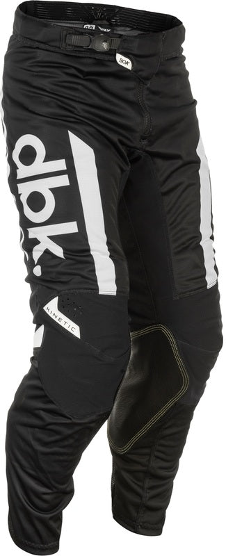 Fly Racing Kinetic Mesh DBK Pants - Czarno -biały 379-32728