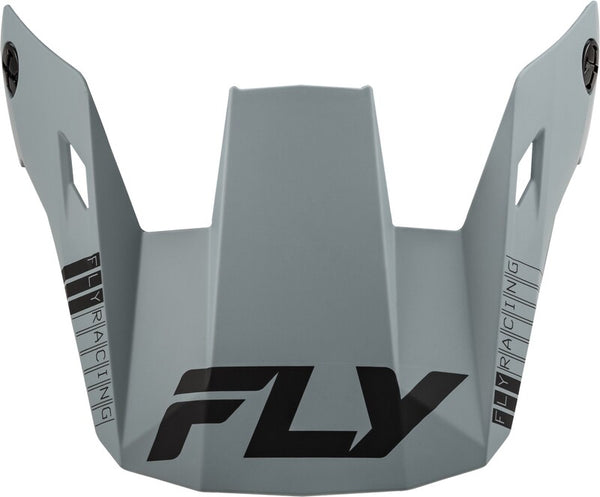 Fly Racing Rayce Youth Rower Peak - Matte Grey 73-91147