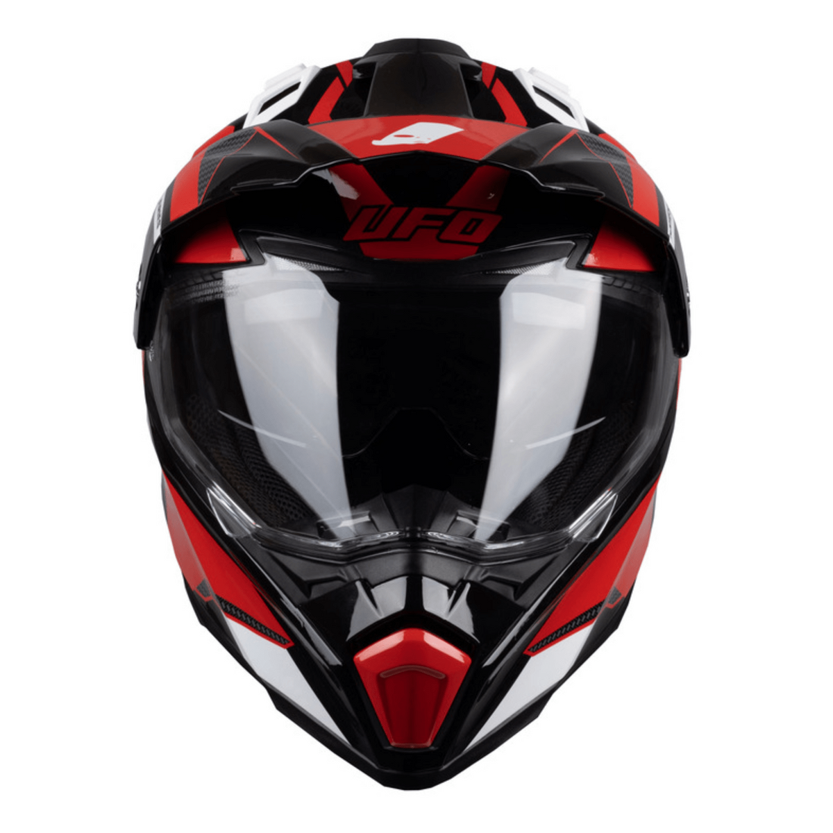 UFO Adventure MC Helmet Baran Black /Red