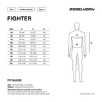 Rebelhorn Mc-Leather Fighter Black /Flu