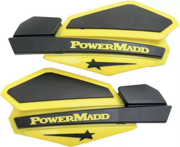 PowerMadd Handguards Star YW/BK 34206