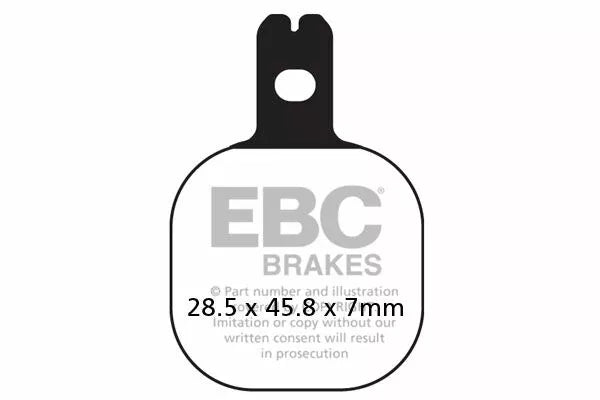 EBC BRAKE PAD FA looks organic FA184