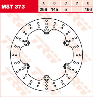 TRW Hamurek Rotor mocuj okrągły L/R MST373