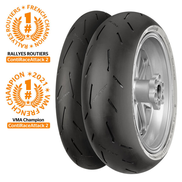 CONTINENTAL Tyre CONTIRACEATTACK 2 SOFT 120/70 ZR 17 M/C 58W TL 
