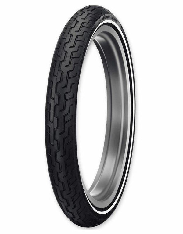 Dunlop Tire D402F MWW (Harley-D) Średnia biała-sgywall MH90-21 M/C 54H TL