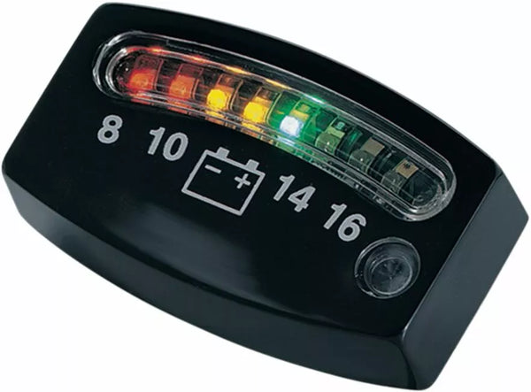 Kuryakyn Gauge Bateria LED Black Kur4218