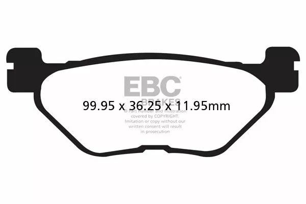 EBC BRAKE PAD CARBON SCOOTER SFAC319