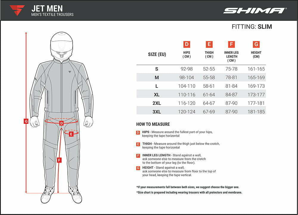 Shima Textil Mc-Spodnie Jet Czarny 