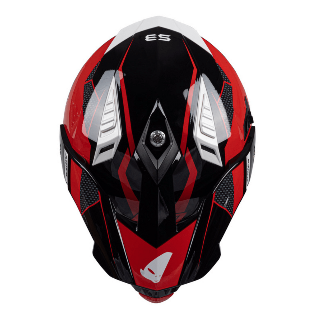 UFO Adventure MC Helmet Baran Black /Red