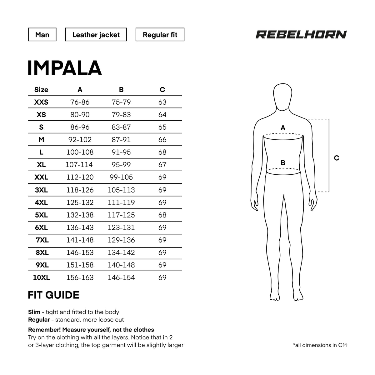 Rebelhorn skórzana kurtka MC Impala czarna