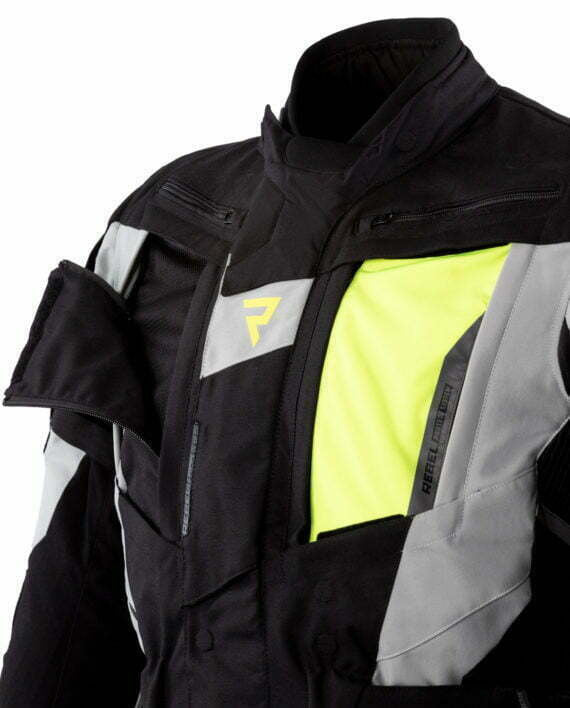 Rebelhorn Textile MC Kurtka Hardy II Grey /Black /Flu Yellow